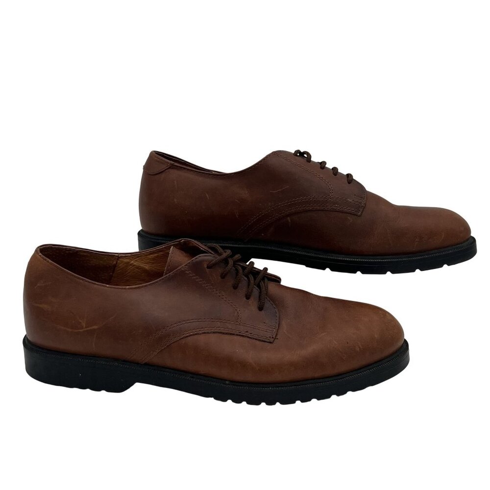 St Johns Bay Mens Brown Leather Oxford Shoes Size 9